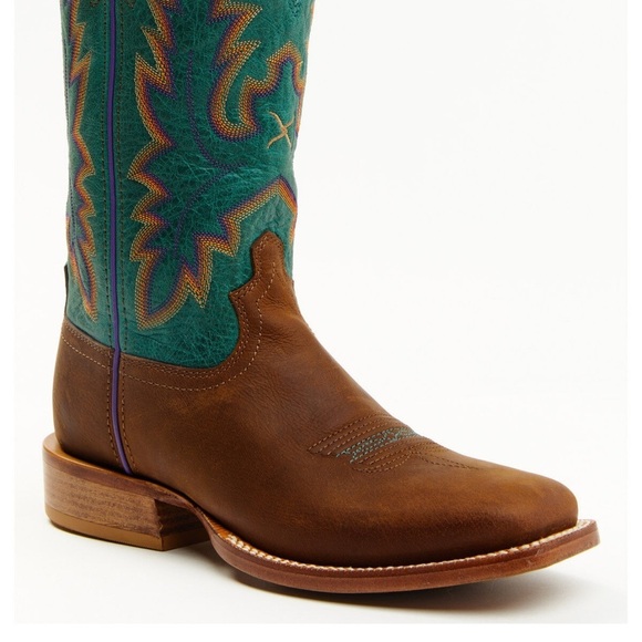 TWISTED X WOMEN'S 11" TECH X WESTERN BOOTS - BROAD SQUARE TOE Sz 7.5 - Picture 15 of 16